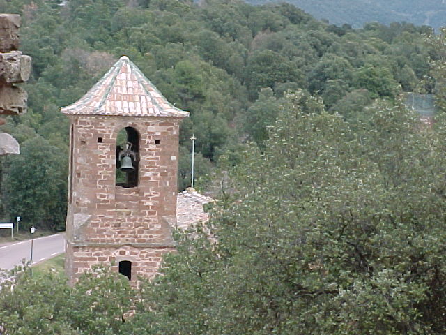 Detall de Sant Mart� d'El Brull